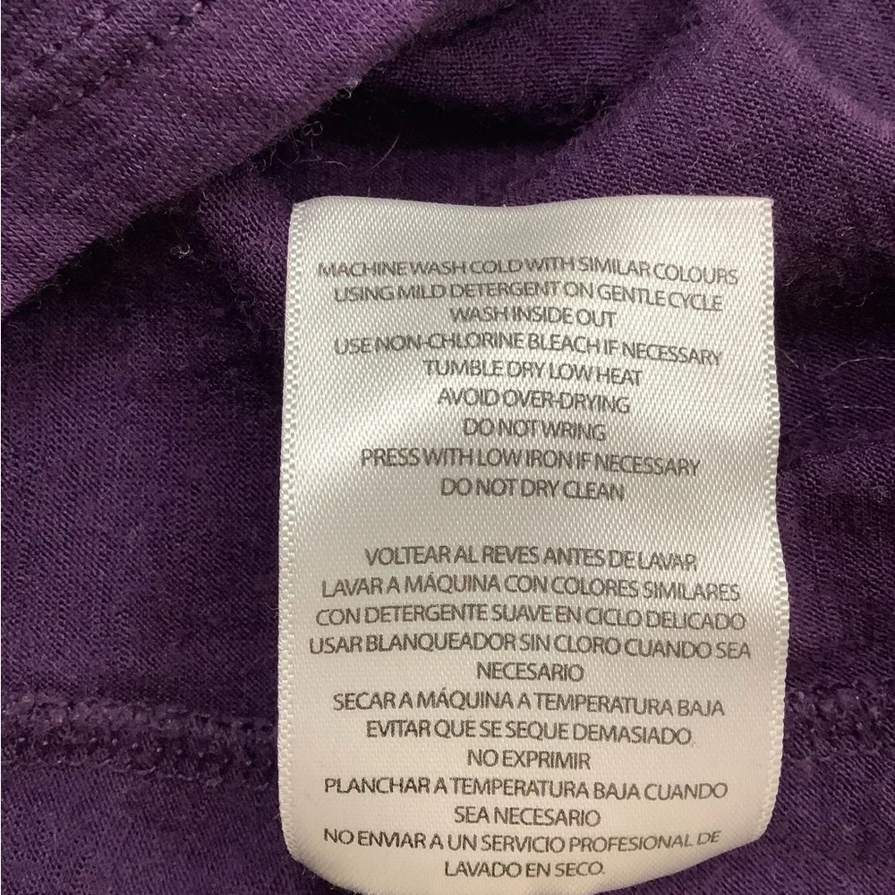 Seg’ments Women’s Merino Wool V-Neck Long Sleeve Top - Purple Baselayer - Picture 7 of 7